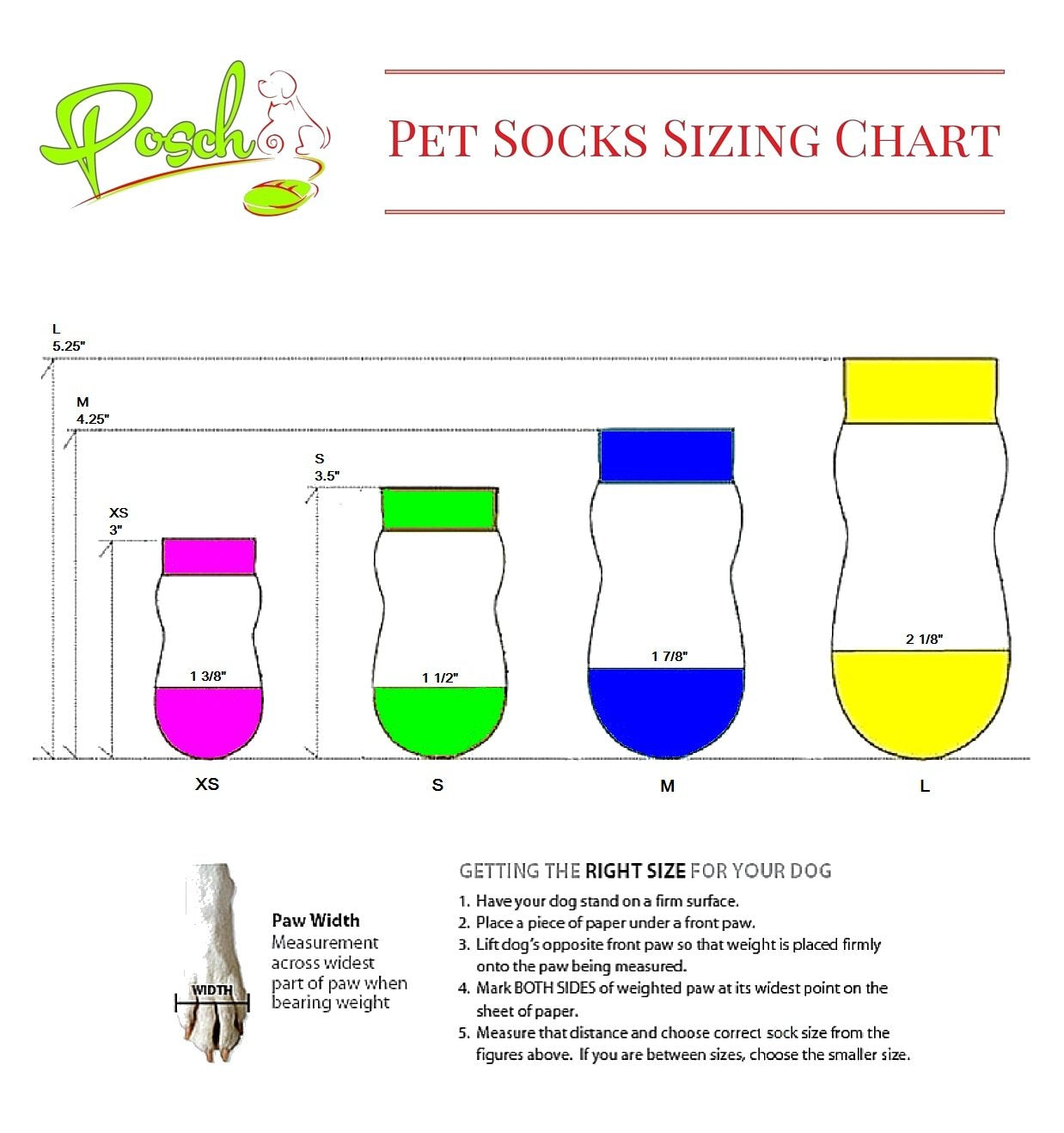 Posch Anti-Slip Knit Socks For Pets With Traction Soles For Indoor Wear. Slip On Paw Protectors For Small And Medium Breed Dogs. Stars And Stripes, M