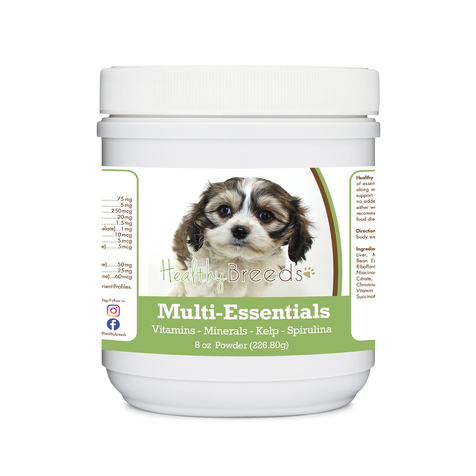 Healthy Breeds Cavachon Multi-Essentials Powder for Dogs - an Ideal Supplement of Vitamins, Minerals & Antioxidants for Your Dog