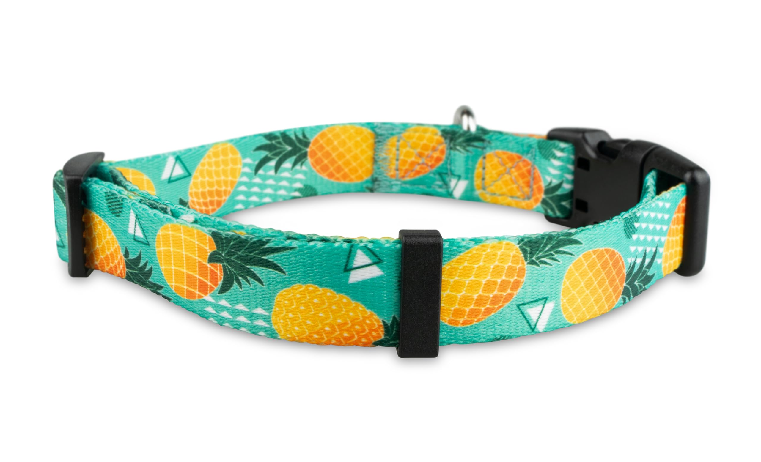 Limeloot Pineapple Dog Collar, Cute Adjustable Dog Collar for Boy and Girl Dogs, Small