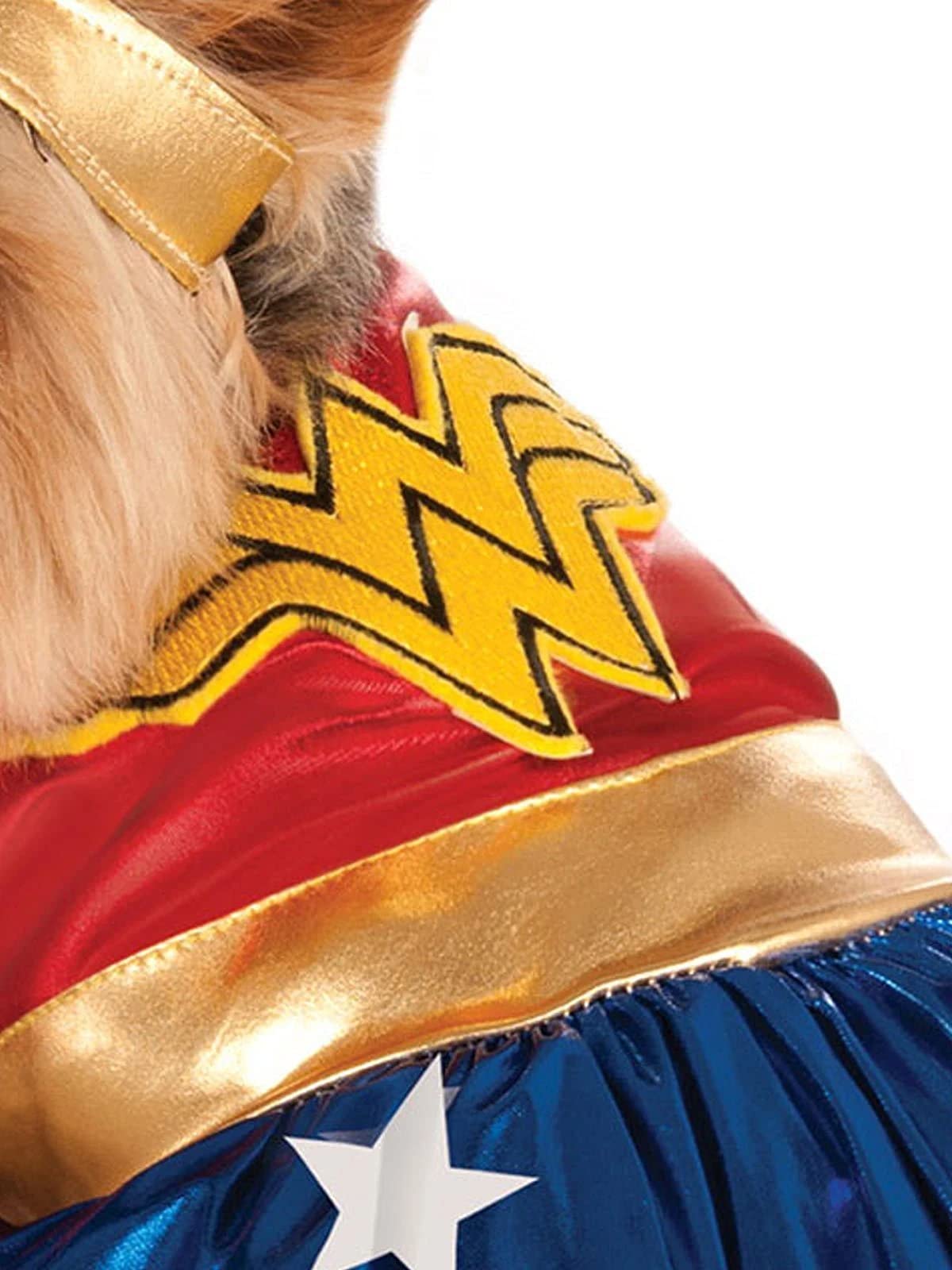 Rubies DC Heroes and Villains Pet Costume, Small, Wonder Woman, Multi, Plastic, Model 887842 S