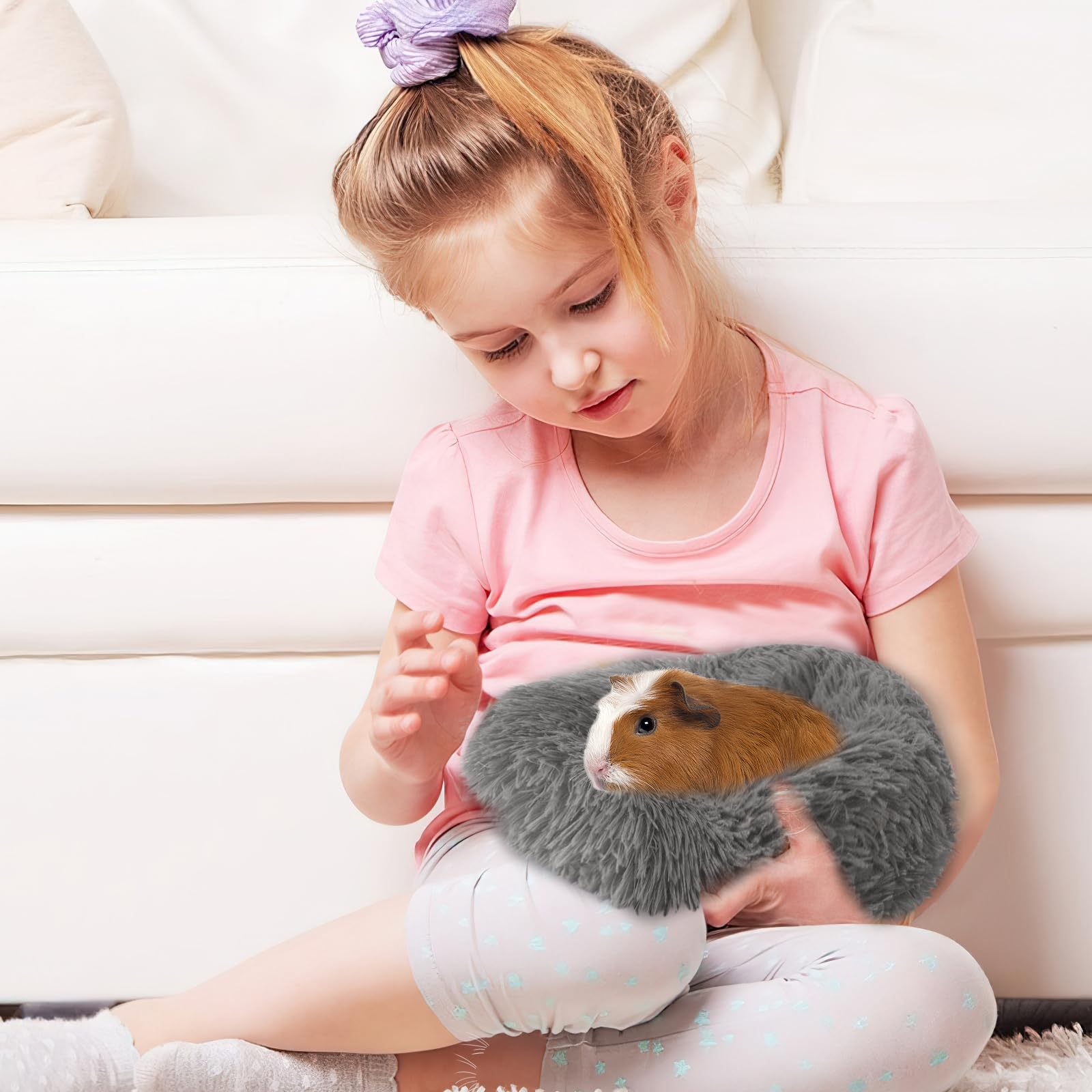 Petknows 2 Pieces Guinea Pig Beds, Hamster Beds, Thickened And Warm Winter Guinea Pig Beds For Dwarf Rabbits, Chinchillas, Hamst