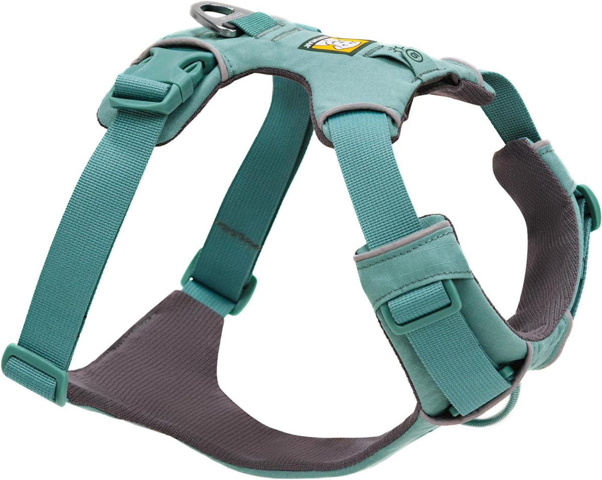 Ruffwear, Front Range Dog Harness, Reflective And Padded, No Pull Harness For Training And Everyday, River Rock Green, Medium