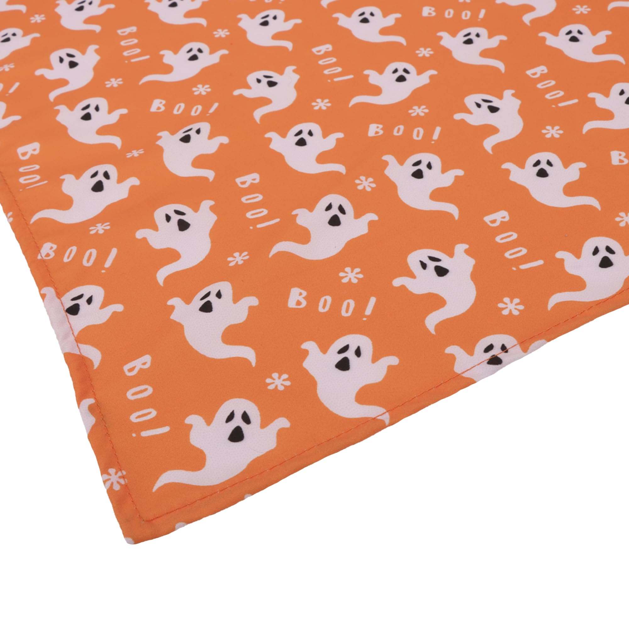 ADOGGYGO 4 Pack Halloween Dog Bandana, Pumpkin Ghost Dog Scarf Bib, Pet Halloween Bandanas Costume Accessories for Large X-Large