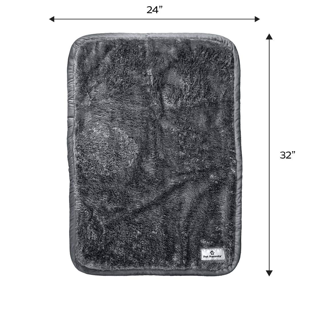 Pet Parents Pawtect Blanket, Premium Waterproof Cat & Dog Blanket With Wickquick & Sherpup Technology, Puppy Blanket, Waterproof Dog Blanket, Blankets For Dogs, Cat Blanket Slate 24X32