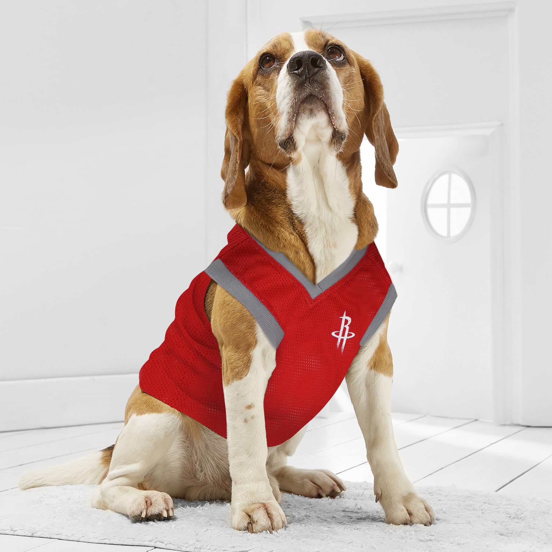 Pets First NBA HOUSTON ROCKETS DOG Jersey, Small - Tank Top Basketball Pet Jersey