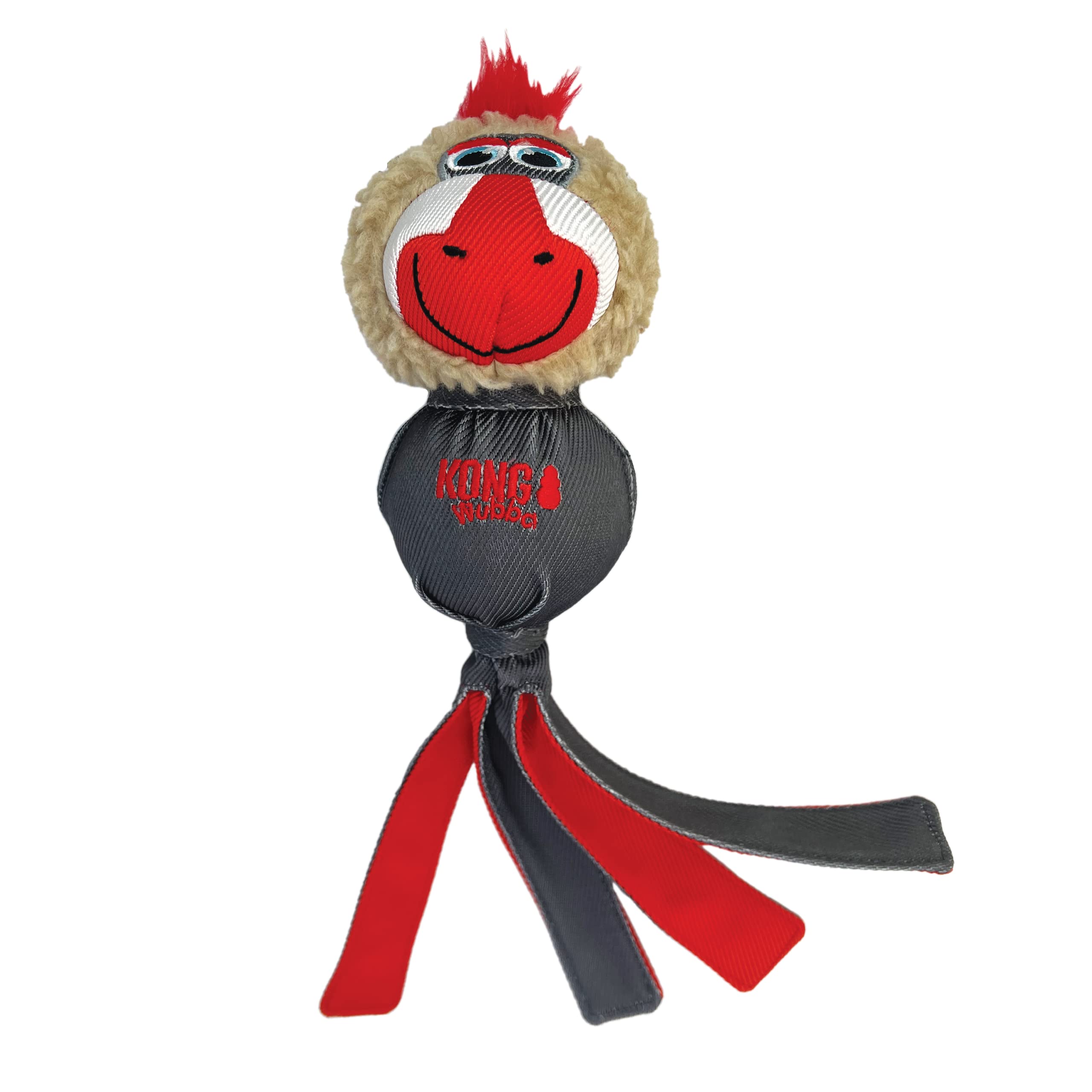 Kong Wubba Zoo Assorted Animal Dog Toy (Mandrill)