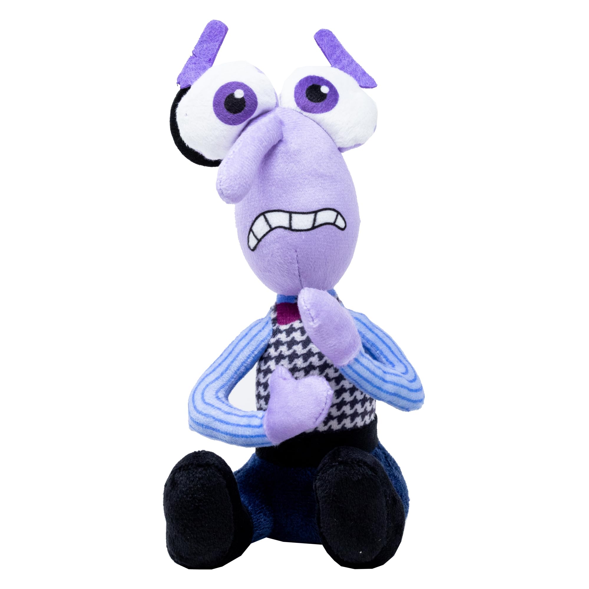 Buckle-Down Disney Dog Toy, Pixar Inside Out Fear Full Body Pose, Plush