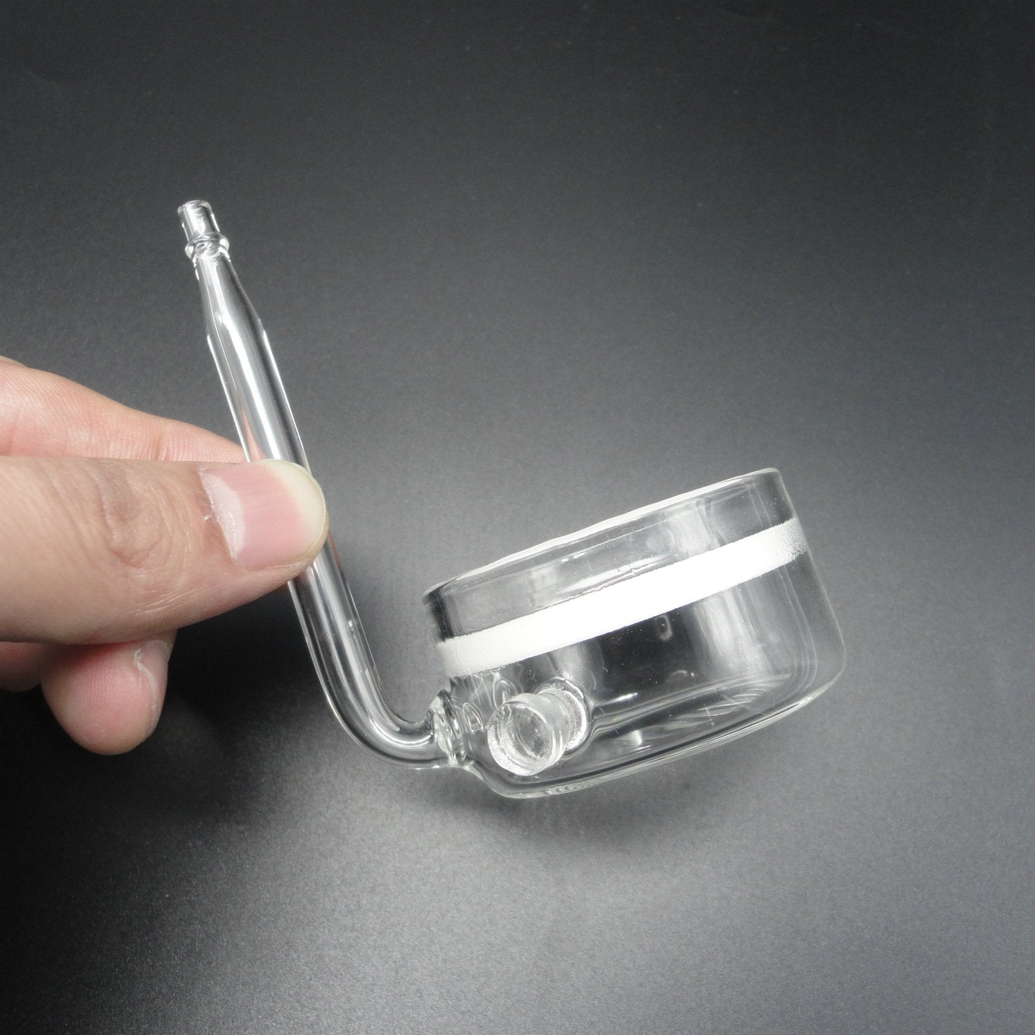 Jardli Pollen Glass Co2 Diffuser With U-Shape Connecting Tube For Aquarium Planted Tank (2'' For 50-80 Us Gallons)