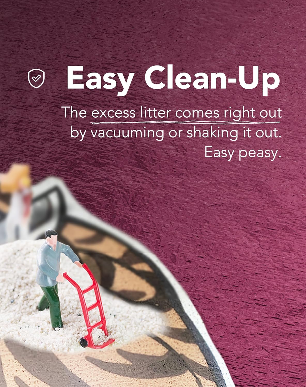 Lukamoo Cute Cat Litter Mat (30X20), Large/L, For Kitty Litter & Cute Cat Litter Box, Cat Accessories For Indoor Cats, Litter Tr