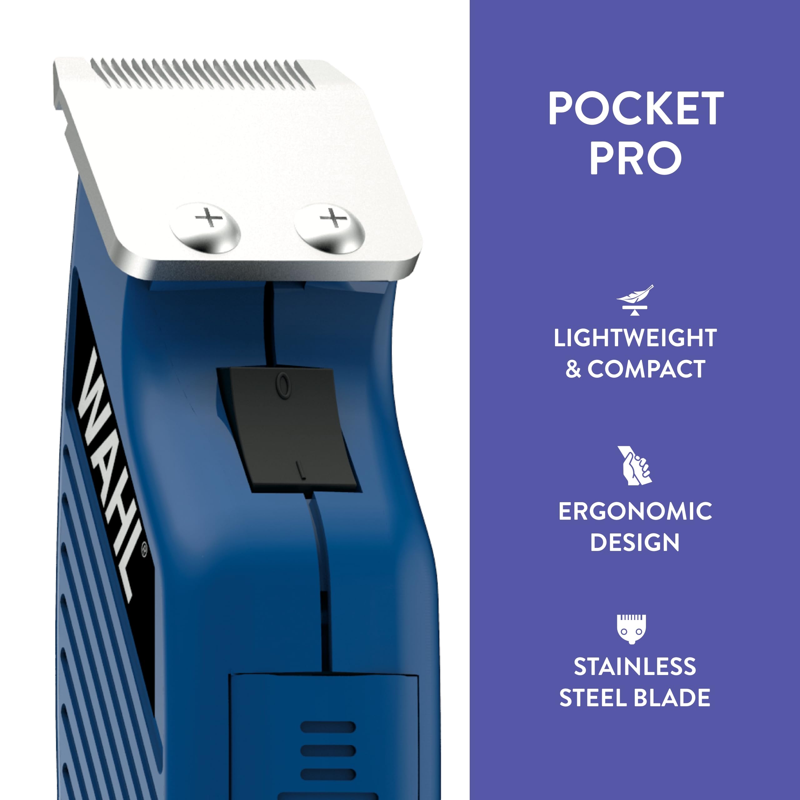 Wahl Professional Animal Pocket Pro Equine Compact Horse Trimmer And Grooming Kit - Blue