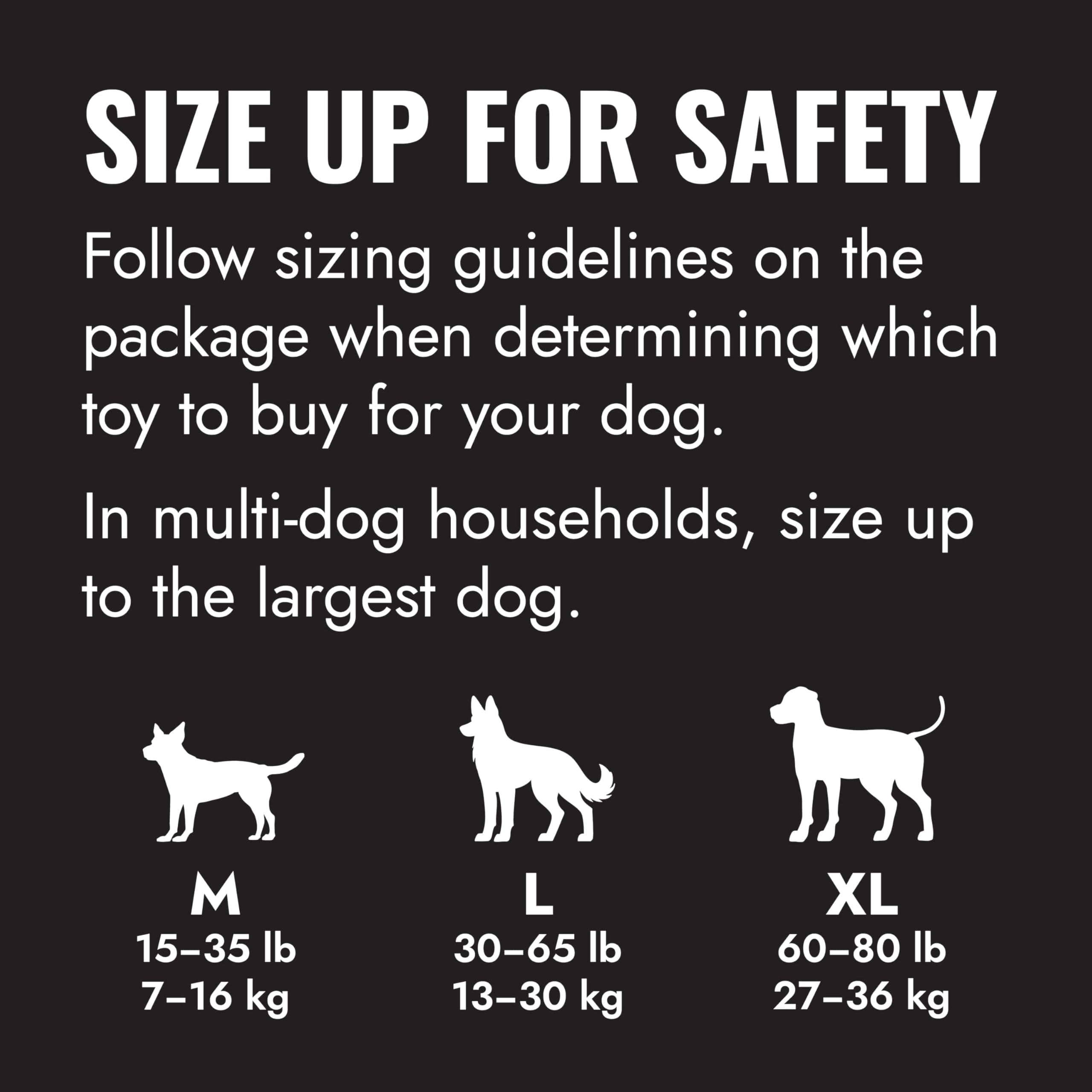 KONG - Extreme Goodie Bone Most Durable Natural Rubber Dog Bone for Power Chewers - Black - for Extra Large Dogs