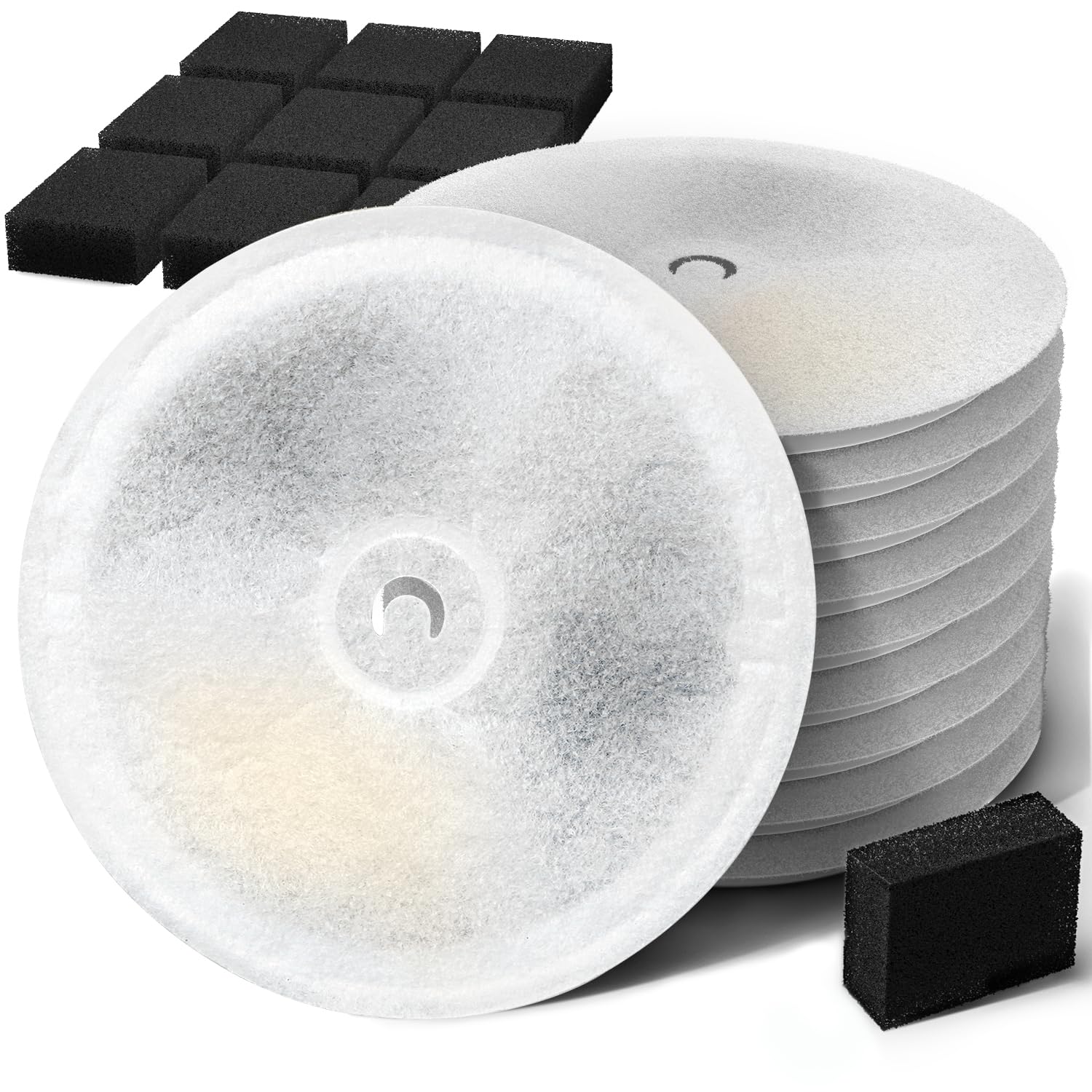 Upgraded Filter Units 3.0 For Cat Water Fountain E Versweet 2S/3/3 Pro, E Versweet Solo 2/Solo Se, Replacement Filter Activated 