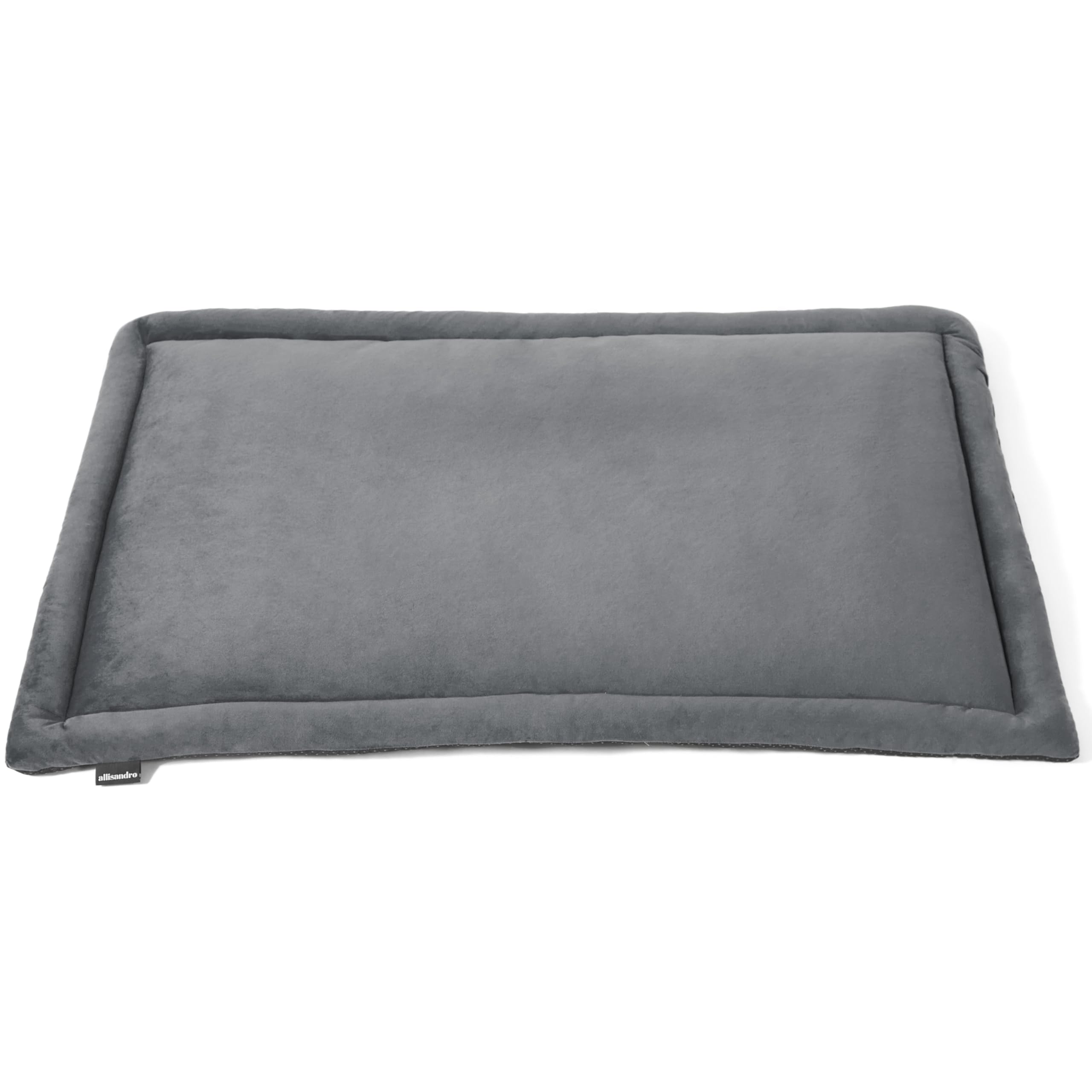 Allisandro Lightweight Waterproof Dog Bed Pad, 1.5' Thick Travel Mat For Crates, Kennels & Elevated Beds, Washable Non-Slip Sle
