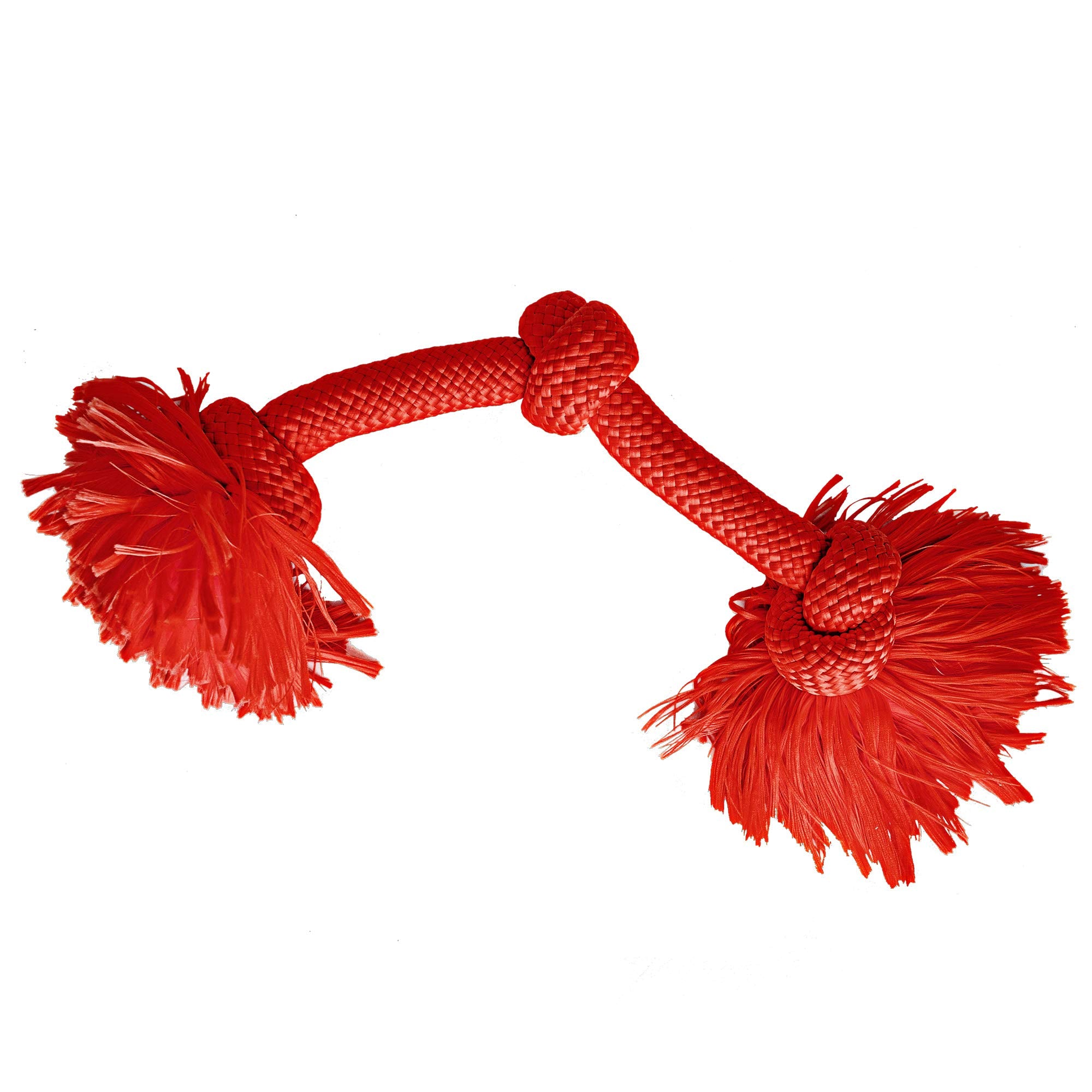 Playology Dri Tech Rope Dog Chew Toy For Large To X-Large Dogs 50Lbs & Up | Engaging, All-Natural Beef Scented Red Toy For Tough Chewers | Easy To Clean | Interactive And Non-Toxic