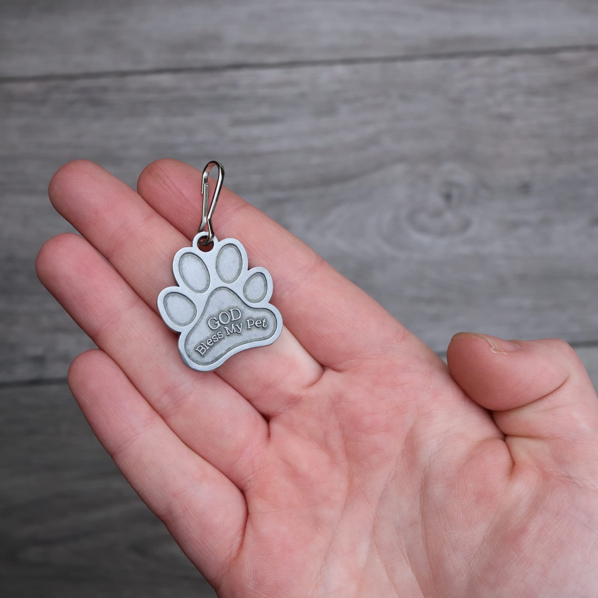 Needzo Saint Francis Patron Of Animals Medal And Prayer Card, God Bless My Pet Collar Attachment, Religious Gift For Cat And Dog