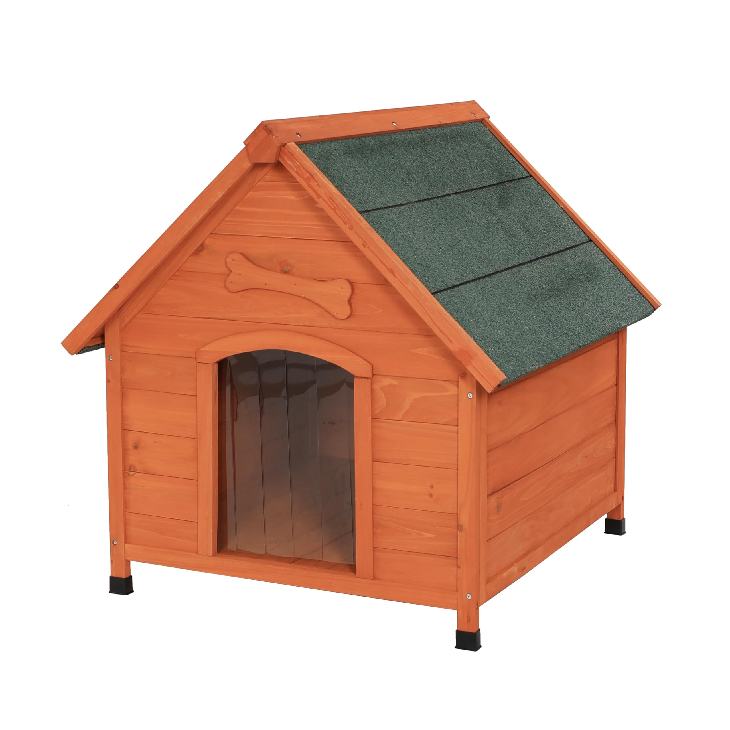 Sciengarden Solid Wood Dog House Comfortable Outdoor Shelter For Medium-Sized And Smaller Dog Sturdy, Durable And Easy To Clean,