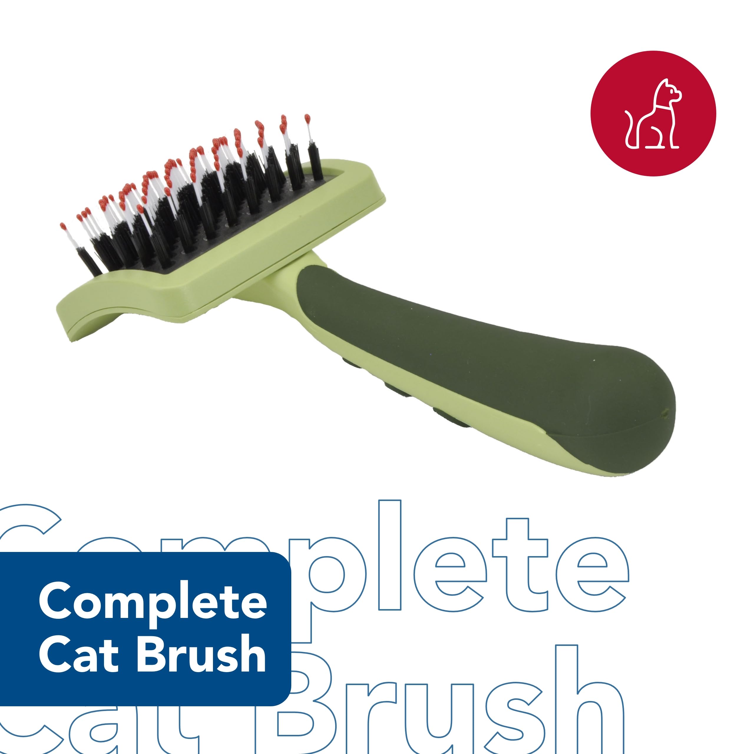 Coastal Pet - Safari - Complete Cat Brush, No Color, One Size (6.50' L X 3.0625' W)