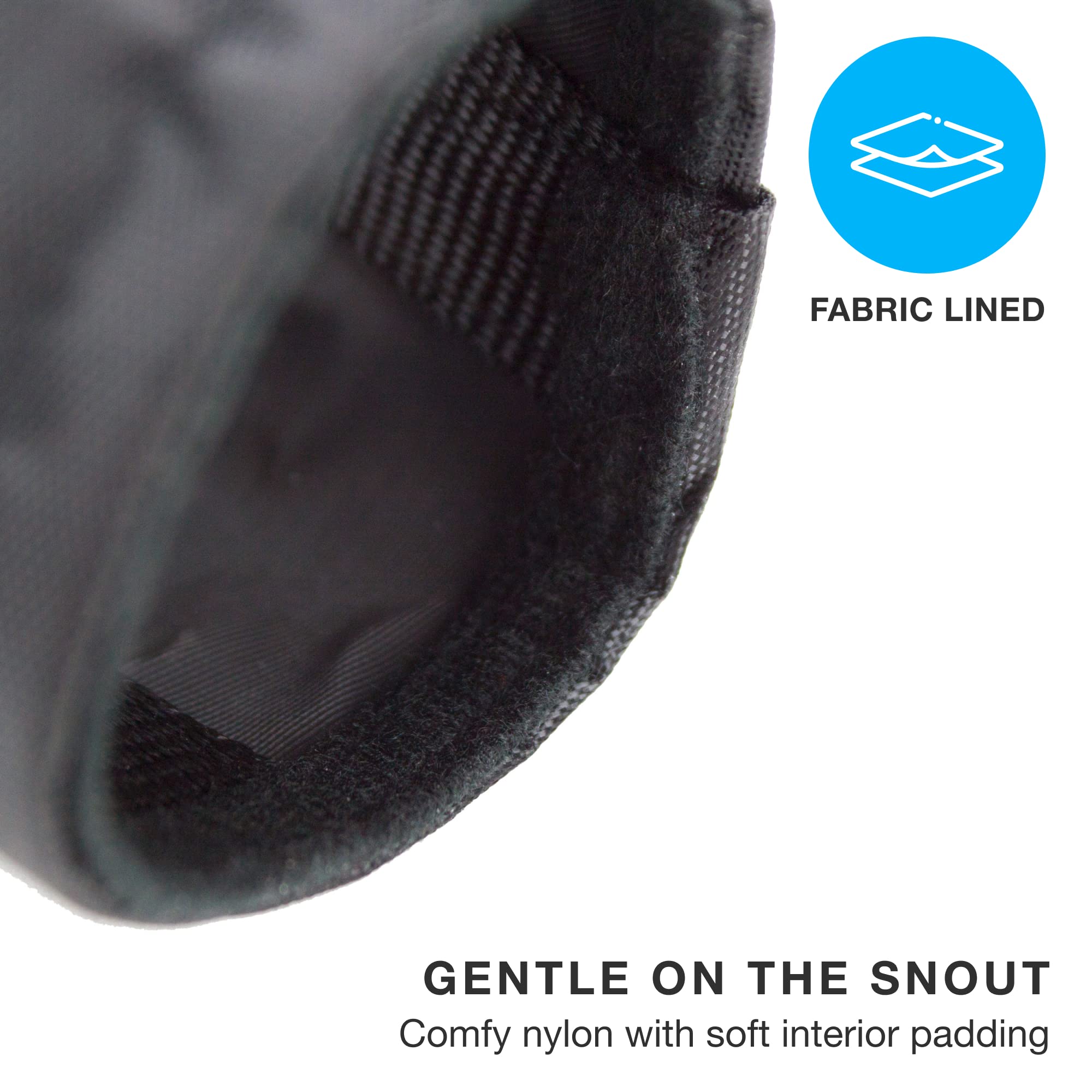 Weebo Pets Breathable Nylon Cloth Safety Muzzle (Large)