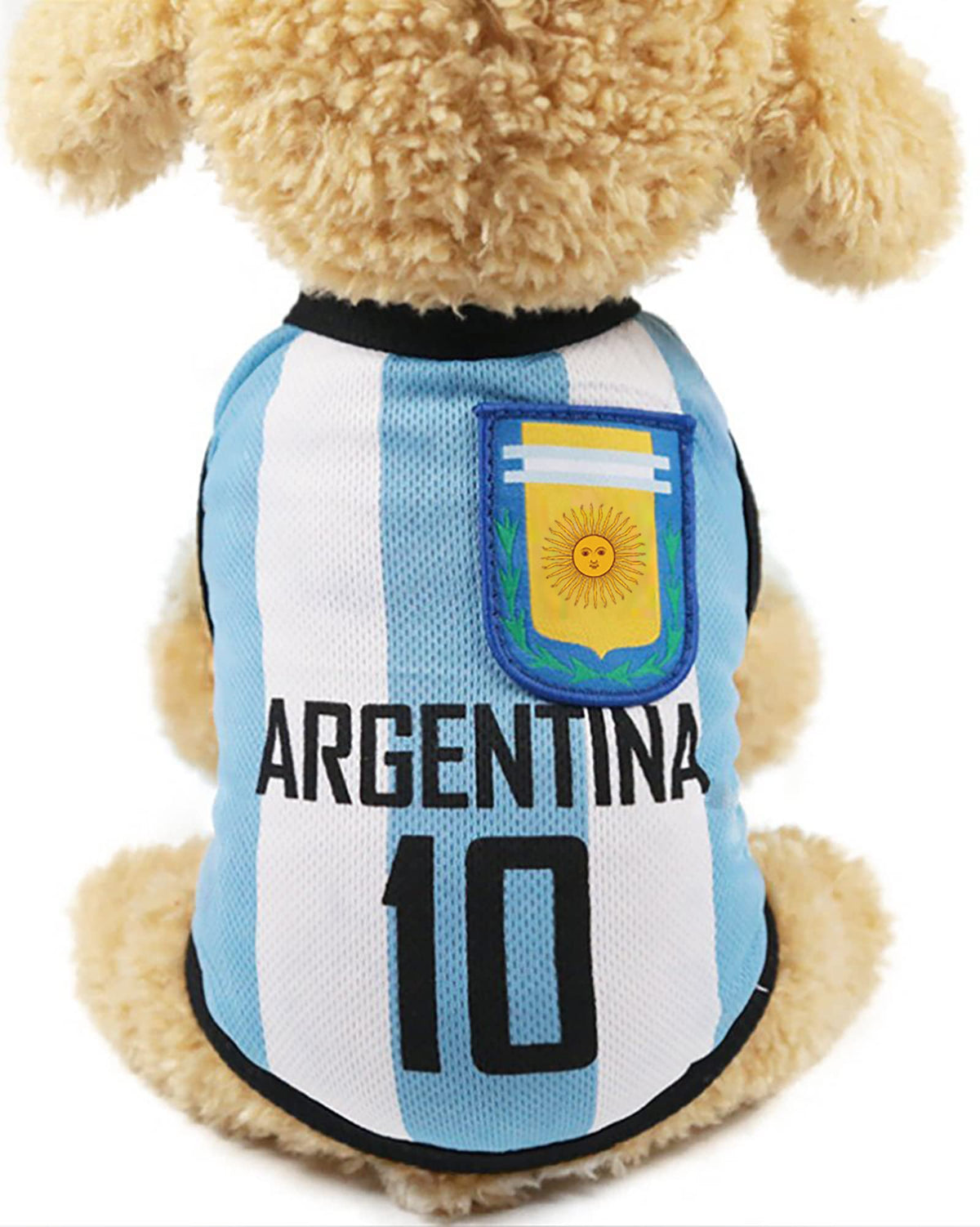 Gabefish Dog World Cup T Shirt Pets Football Jersey Sports Soccer National Team Vest Cat Summer Cool Clothes Apparel Argentina Large