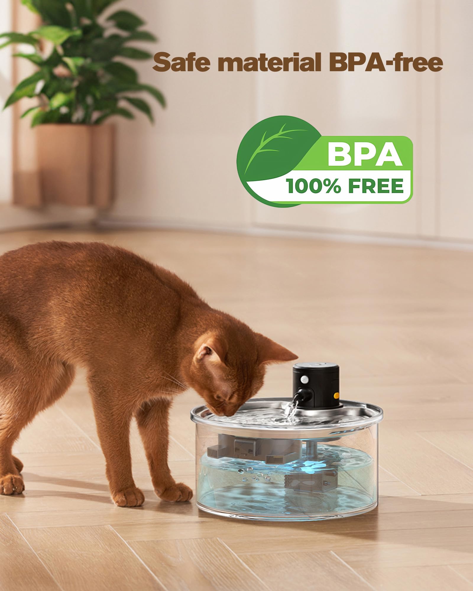 VKIMISS Cat Water Fountain Filters: Pet Water Dispenser Filter Replacement 24 - Packs of Cat Fountain Filters (12 Carbon Filters