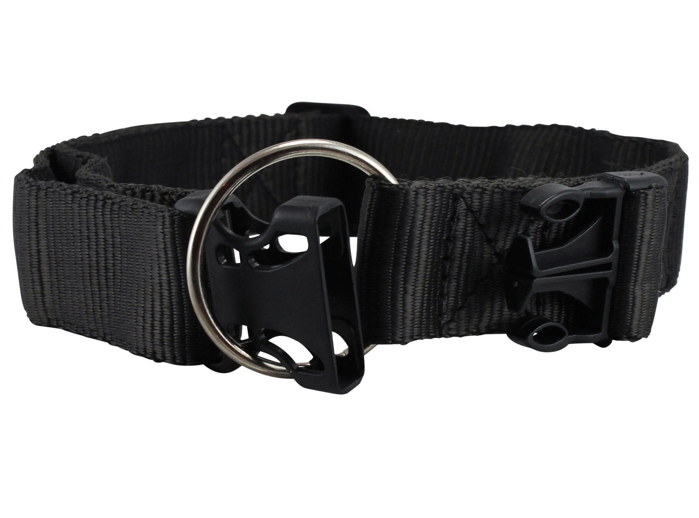 Heavy Duty Adjustable Nylon Dog Collar 1.25' Wide. Fits 15'-25' Neck Large