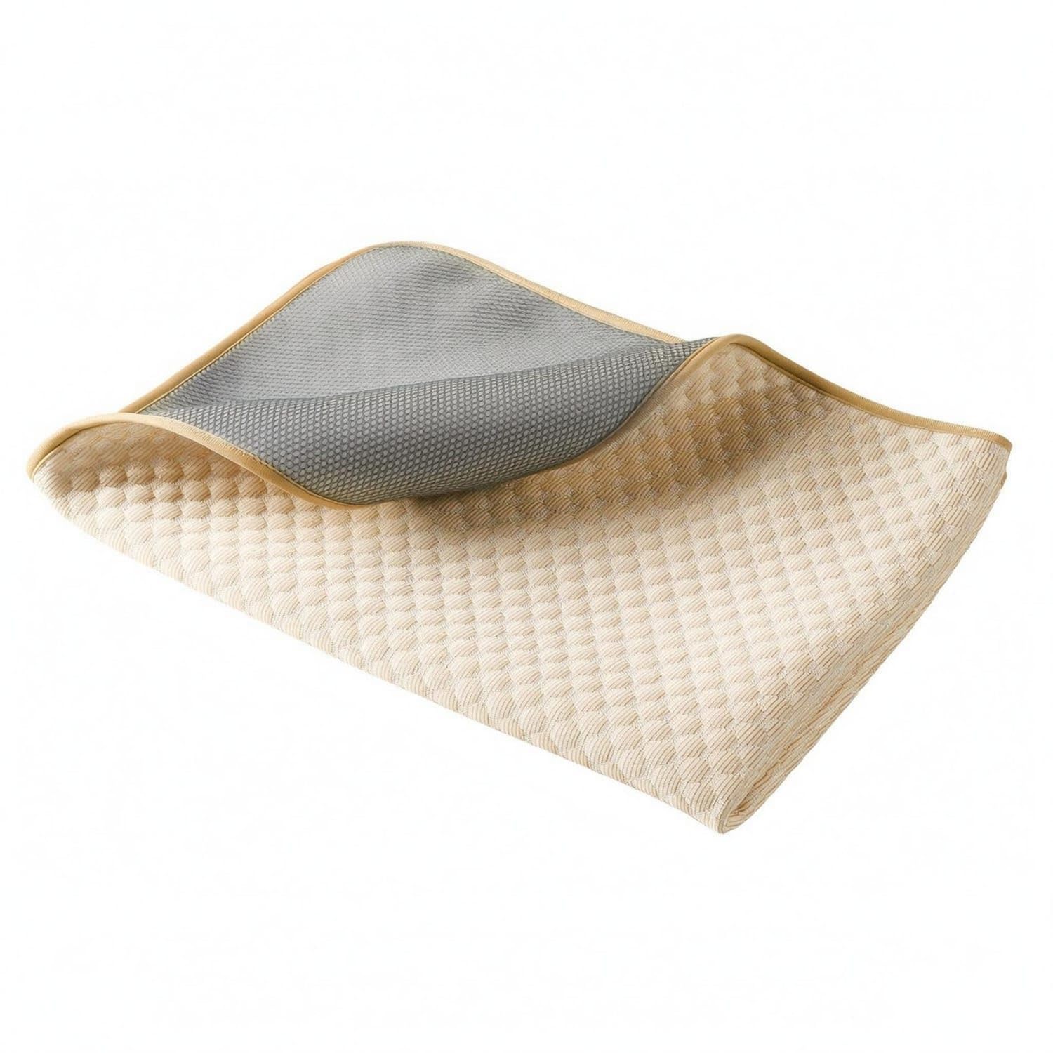 QuickDrying Pet Cooling Mat Thickened NonSlip Cooling Mat Soft Layered Design for Sofa, Car Seat, Floor, Yellow, XL