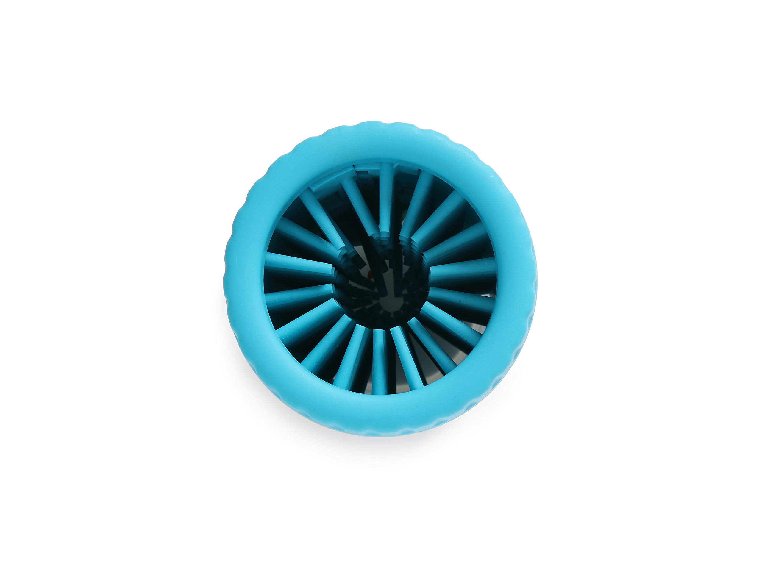 Dexas Mudbuster Portable Dog Paw Cleaner, Medium, Blue