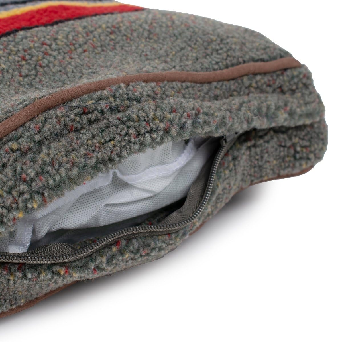 Pendleton Vintage Camp Napper Dog Bed - Heather Green, L