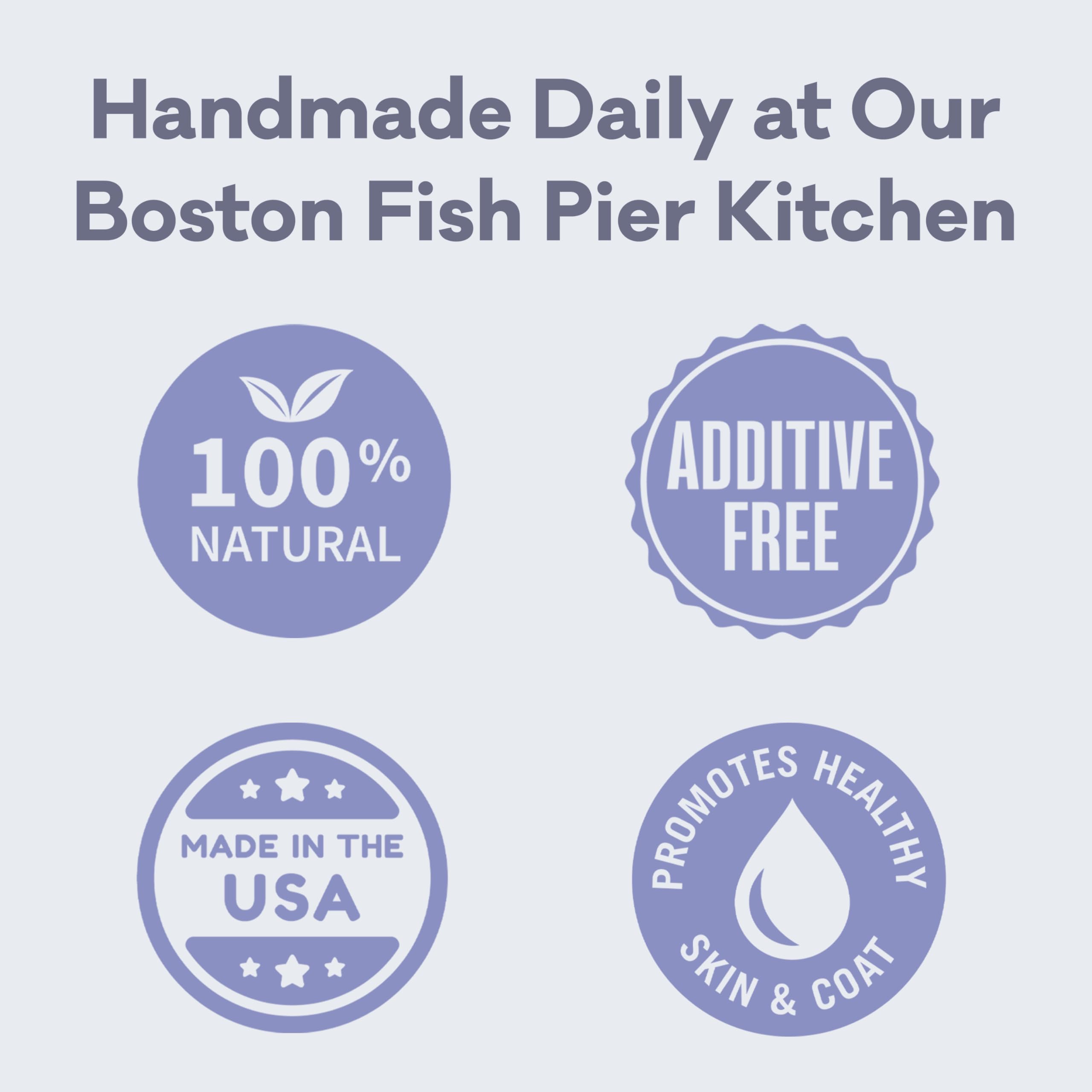 Polkadog Cod Skins for Dogs (4.7oz Regular) - Single Ingredient, Wild-Caught Fish Skin Dog Treats for All Breeds - High in Lean