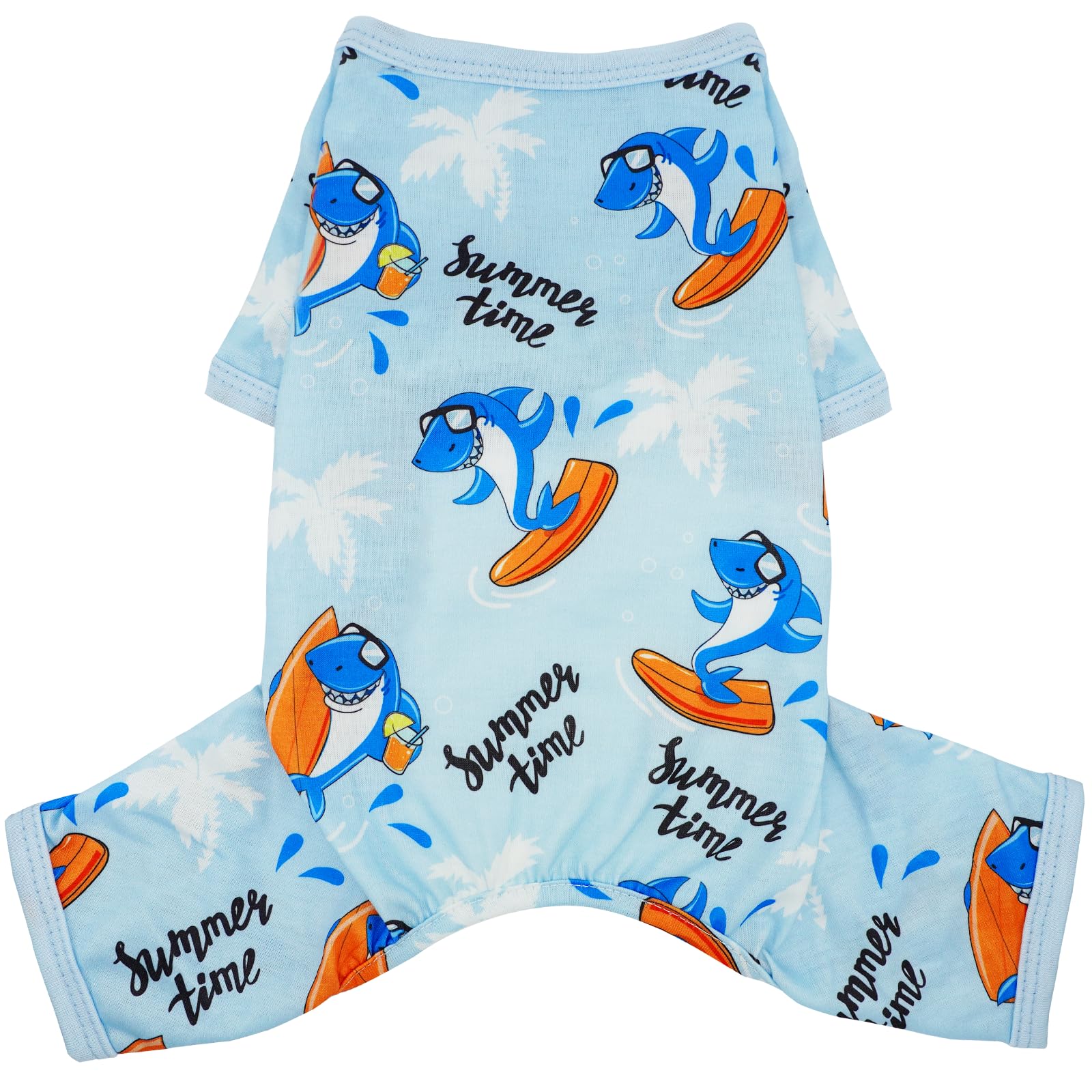 Viunimo Puppy Clothes Dog Pjs Dog Pajamas For Small Medium Dogs Summer Cute Dog Clothes Boy Girl Soft Stretchy Doggie Cat Pet Ja