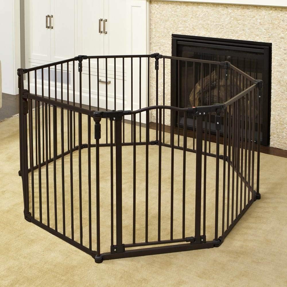 Toddleroo by North States 2 Panel Extension for 3 in 1 Arched D  cor Metal Superyard: Adds up to 48 for an Extra Wide Baby gate