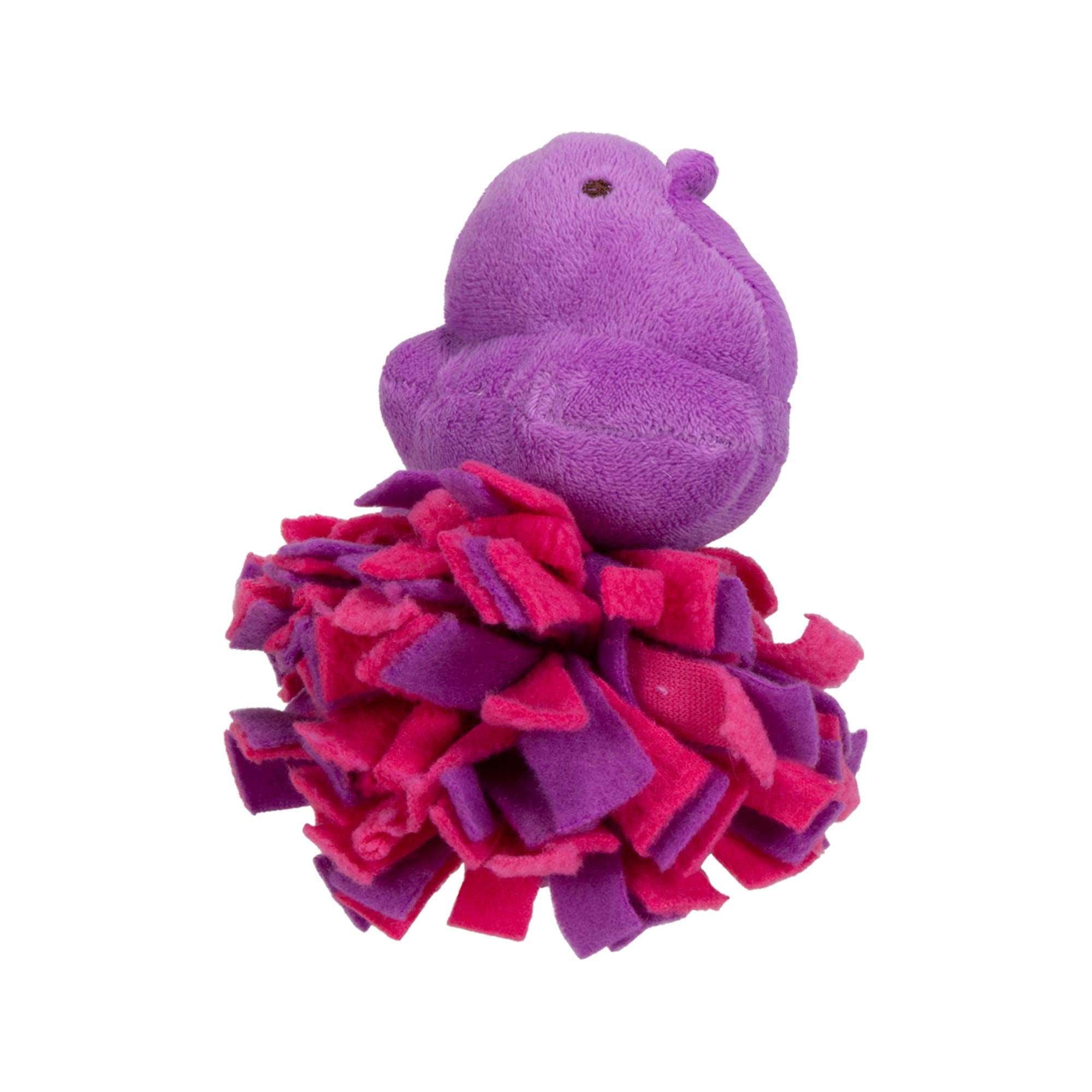 Peeps for Pets Plush Chick Fleece Bottom Toy for Dogs for Pets Squeaker Dog Toy, Pink/Purple, Dog Toy is a Fun and Cute Way to E