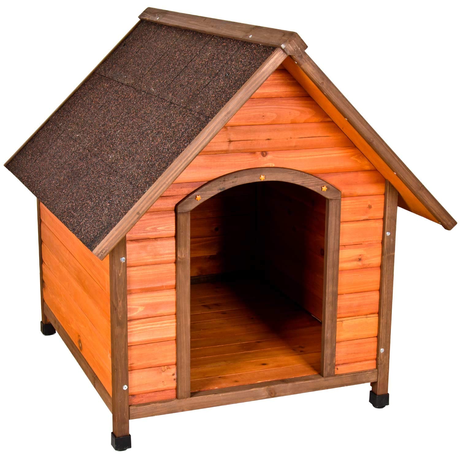 Ware Manufacturing Premium Plus A-Frame Fir Wood Dog House - Medium