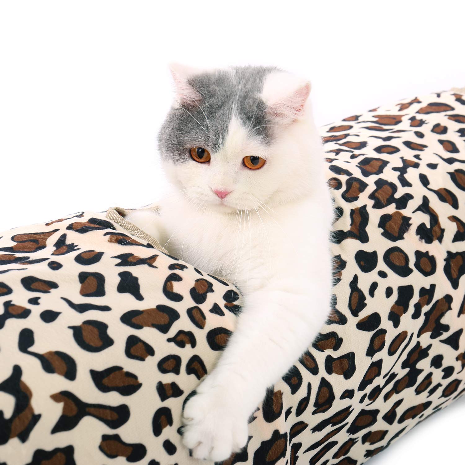 Pawz Road Cat Toys Collapsible Tunnel Dog Tube For Fat Cat,Rabbits,Dogs Length 51' Diameter 12'