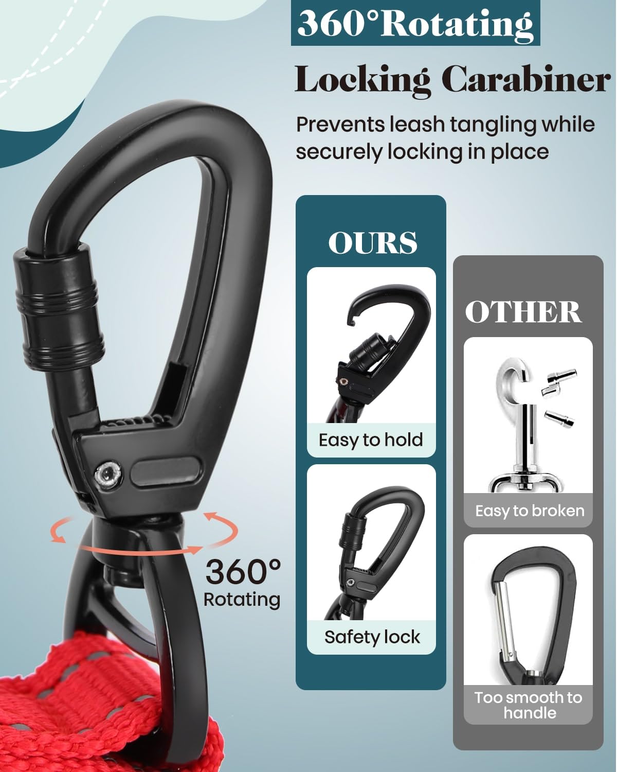 Reflective Red Service Dog In Training Vest Harness Leash Set For Medium Large Dogs, Adjustable Heavy Duty Padded Dog Harness, W