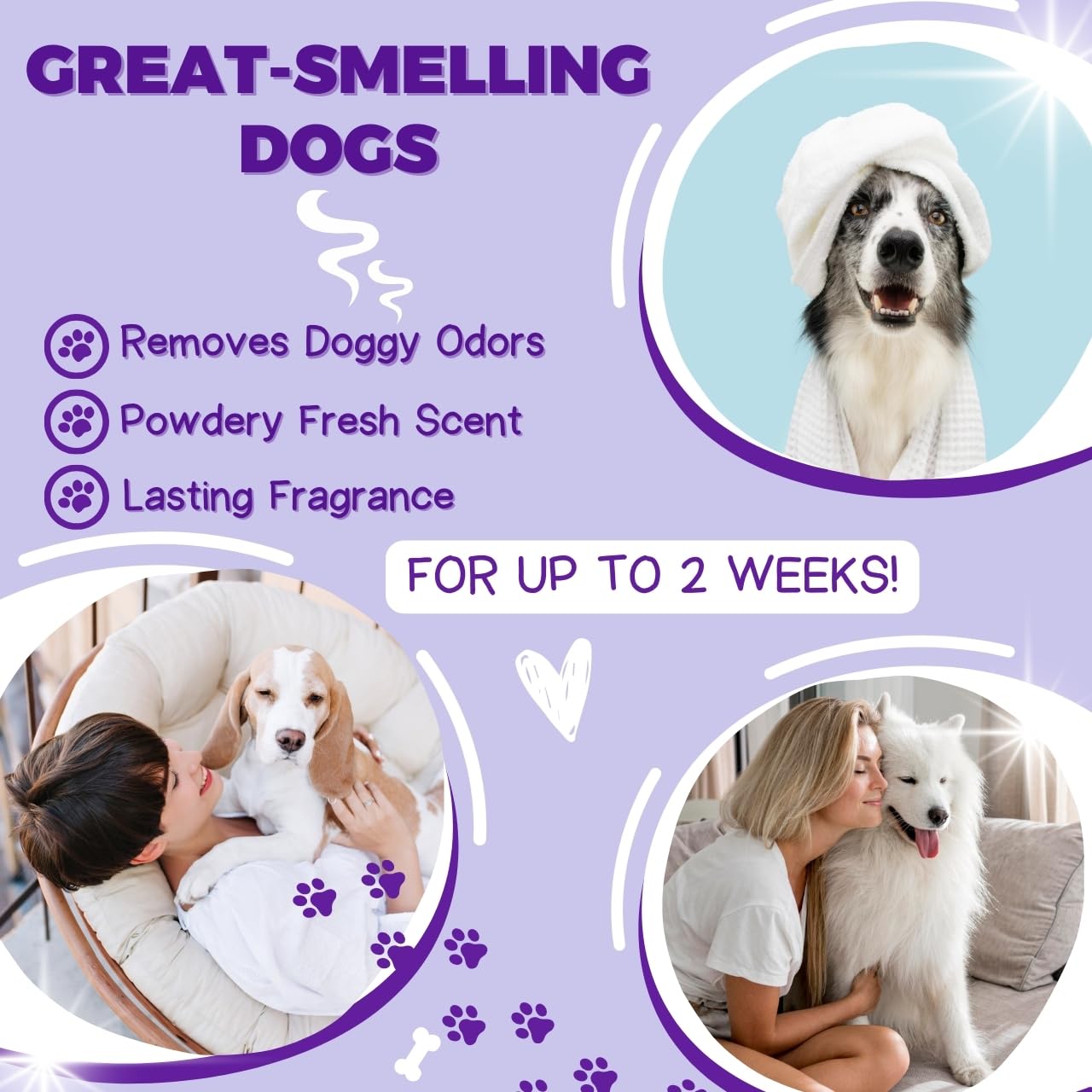 Alpha Dog Series Bright White Grooming Natural Dog Shampoo And Conditioner With Aloe Vera, Ph Balanced Shampoo For Dogs, Tear-Fr