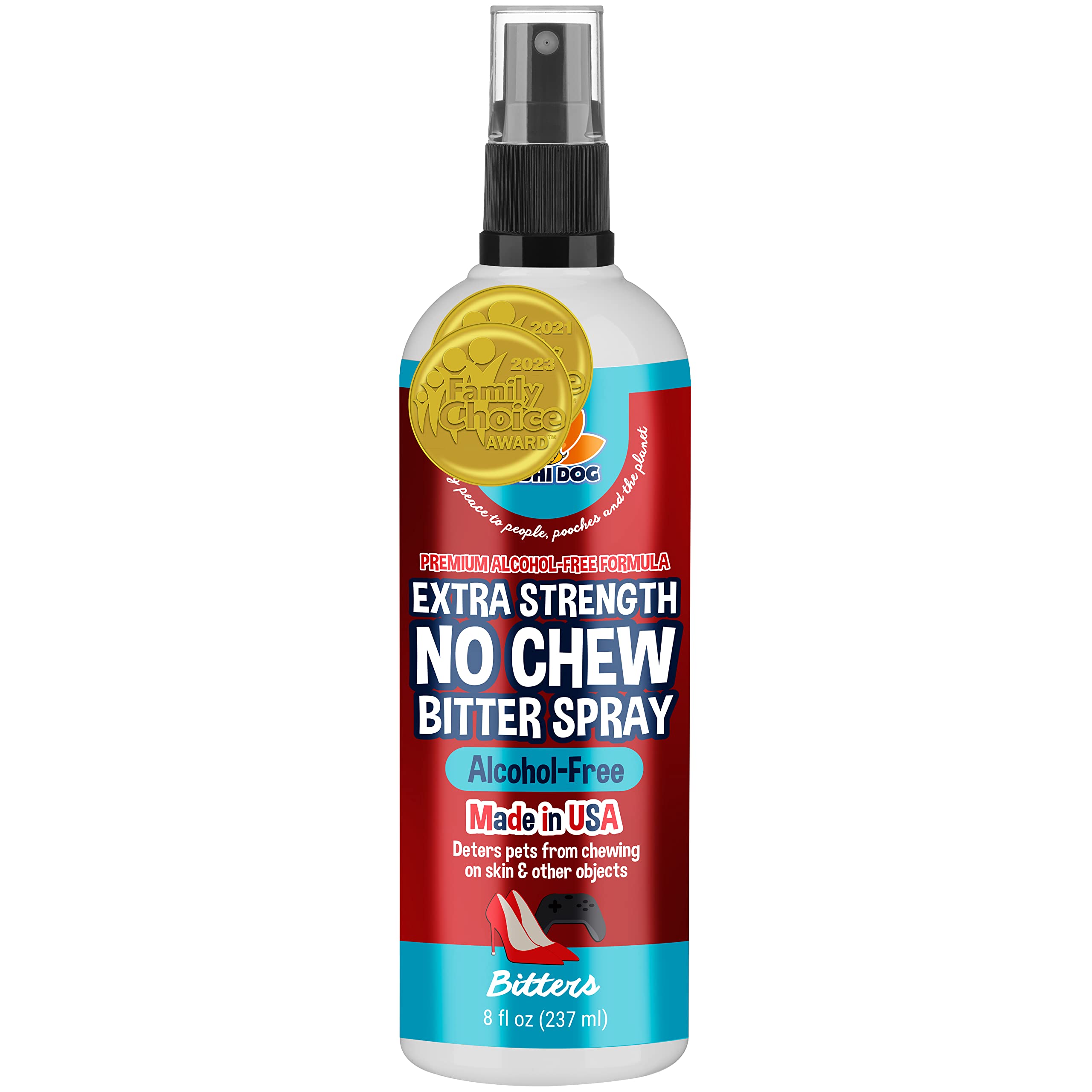 Bodhi Dog New Bitter 2 In 1 No Chew & Hot Spot Spray | Natural Anti-Chew Remedy Better Than Bitter Apple | Safe On Skin, Wounds 