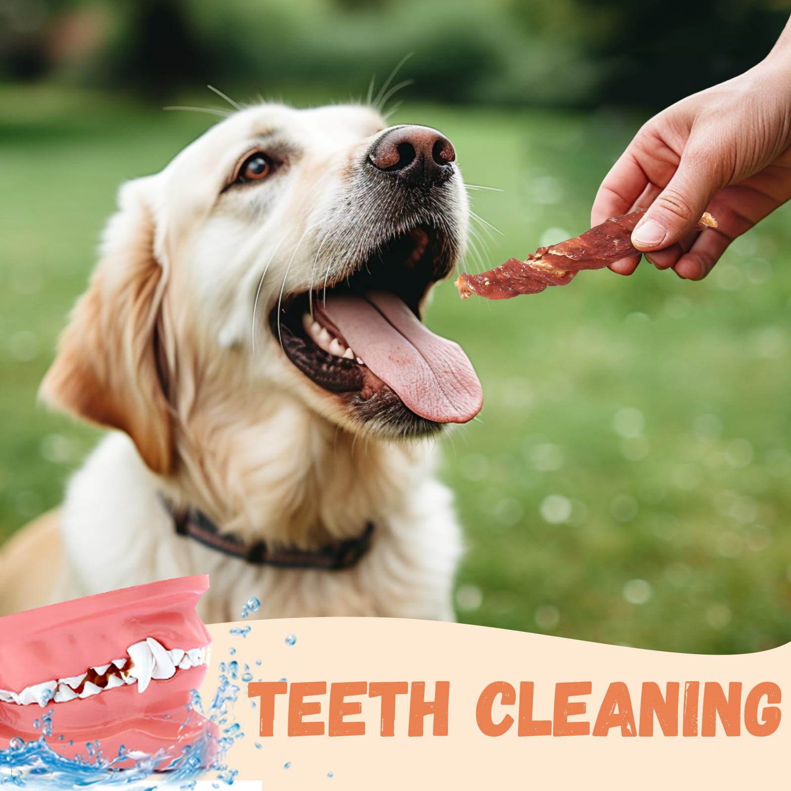 Pawmate Dog Jerky Treats, Triple Flavor Chicken Duck Wrapped Cod Twisted Sticks 5, Rawhide Free Grain Free Dog Training Snacks