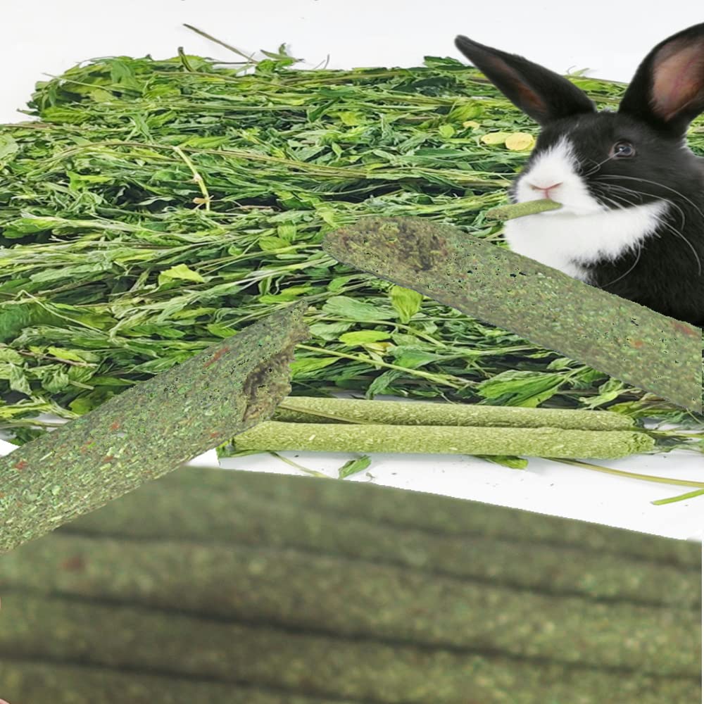 Dbeans Flourithing 150G 3 Types Of Combined Chew Toys Molar Sticks Sweet Bamboo Apple Branch Timothy Grass For Pets Chinchilla Squirrel Gerbil Hamster Squirrel Guinea Pigs