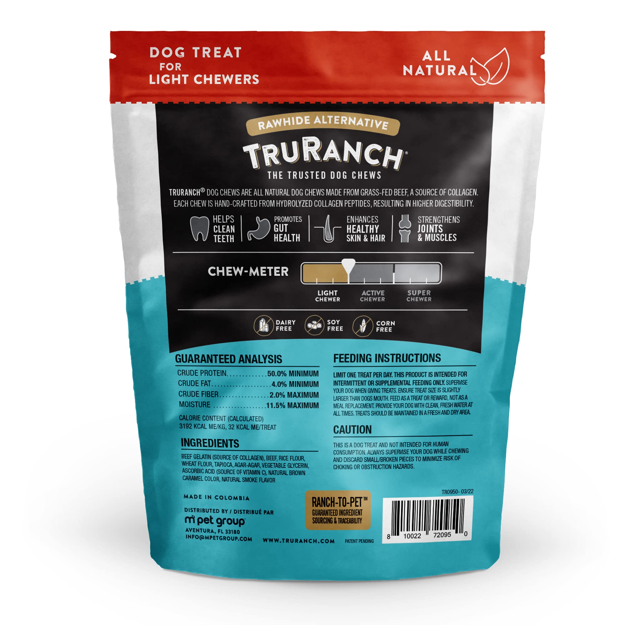 TRURANCH Collagen Sticks - 5 Collagen Sticks for Dogs - Long Lasting Healthy Joint Support Dog Treat - Rawhide Alternative - Ski
