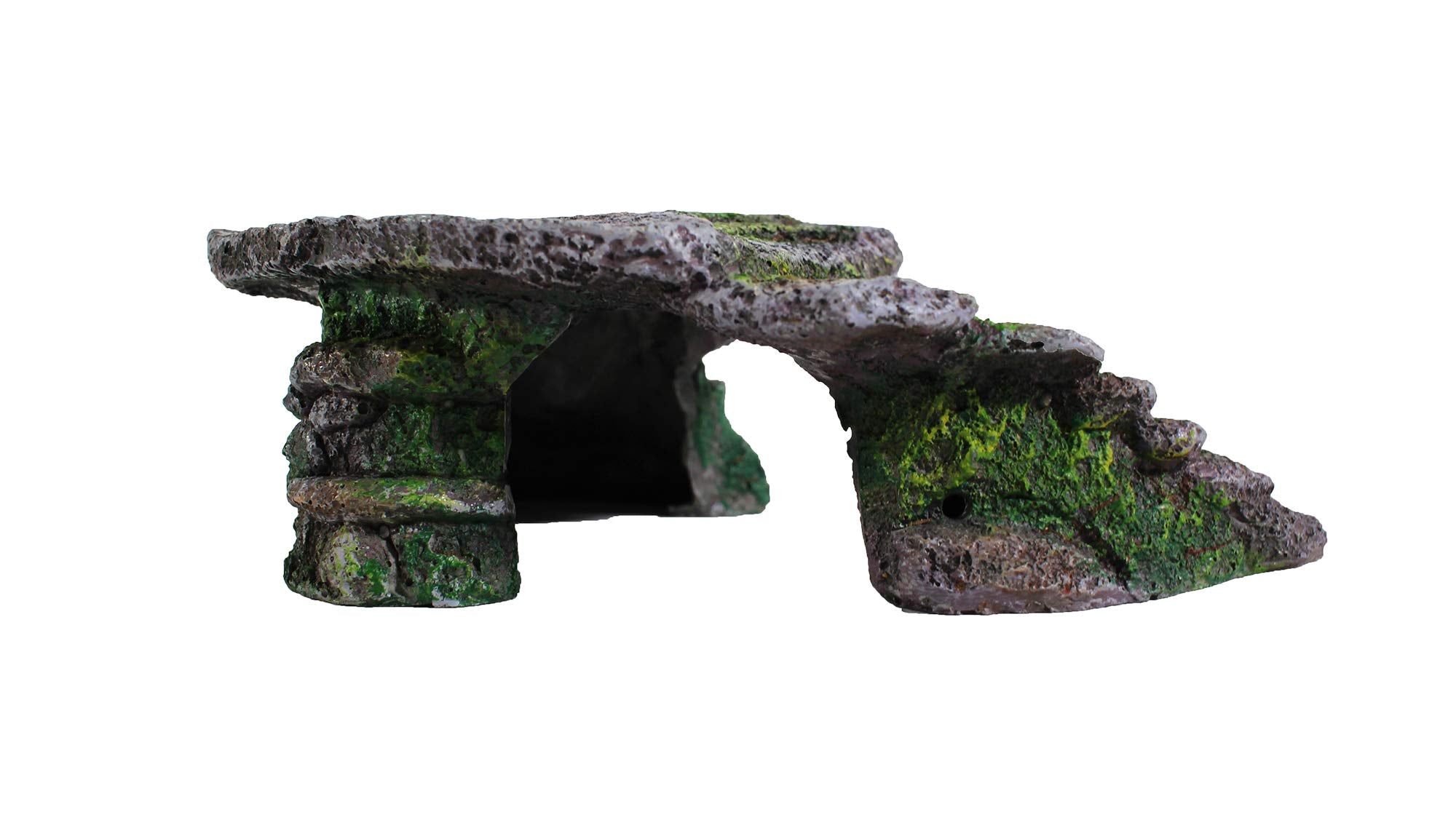 Penn-Plax Reptology Shale Scape Step Ledge – Decorative Resin For Aquariums & Terrariums – Great For Reptiles, Amphibians, And Fish – Small