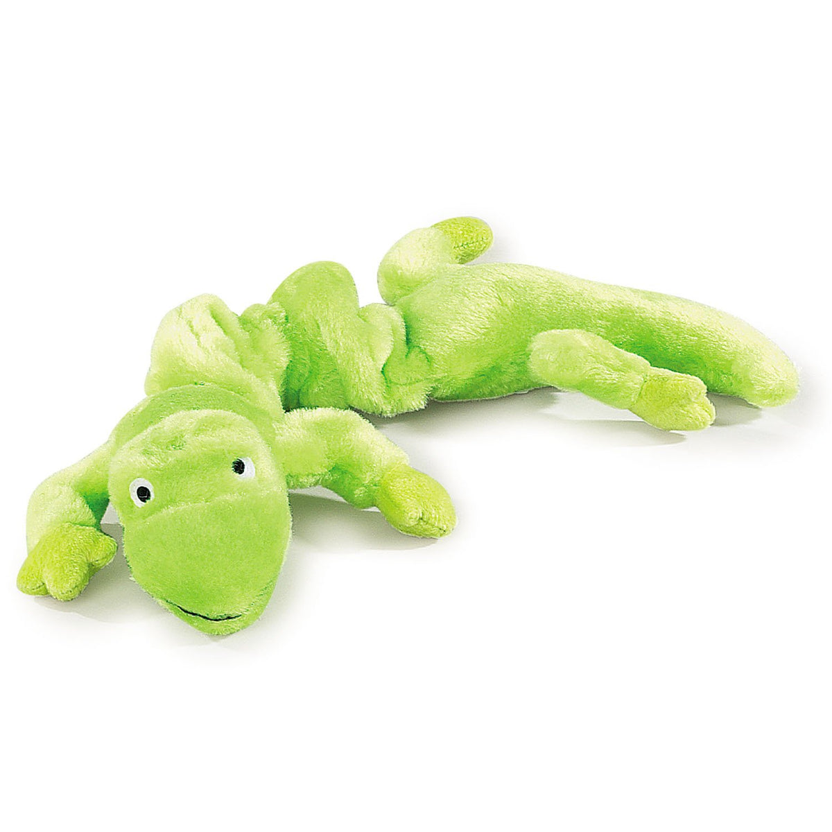 Zanies Bungies Gecko Dog Toys, Green, 16'–24'