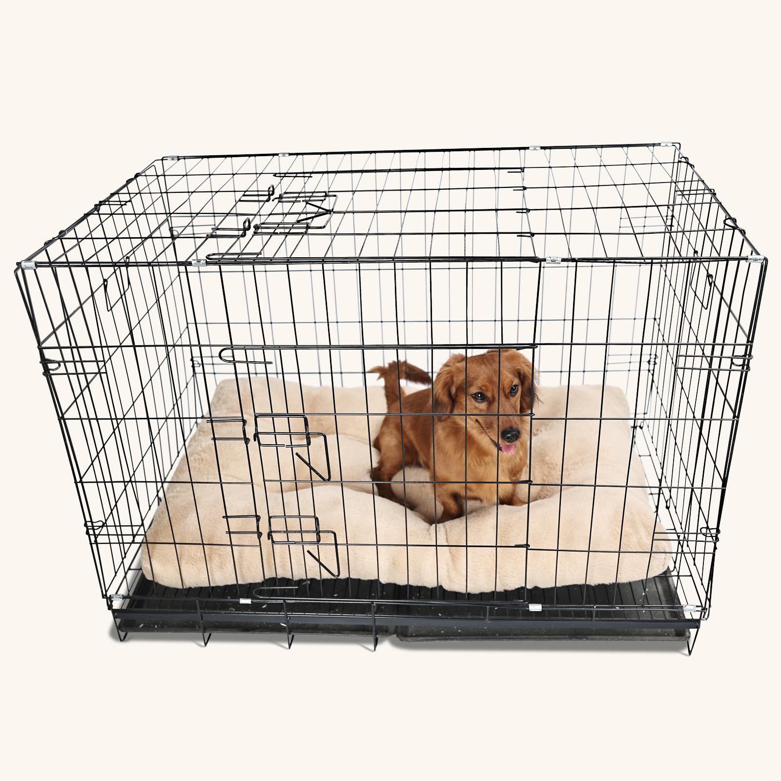 Dog Crate Pad 30X19 Washable For Medium Size Dogs Extra Soft 30 Inch Crate Bed For Kennel Or Cage With Anti-Slip Bottom Puppy Sl