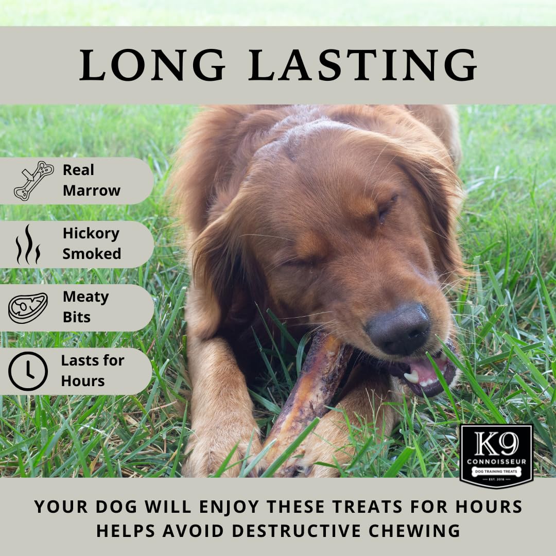 K9 Connoisseur Single Ingredient Dog Bones for Small Dogs - Natural Marrow Filled Treat, 15 lb Pack, Made in USA