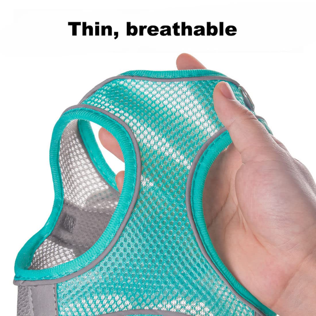 Dog Harness For Medium Dogs, No-Pull Dog Harness And Leash Set For Easy Walk, Breathable Mesh Reflective Dog Vest For Small Medi