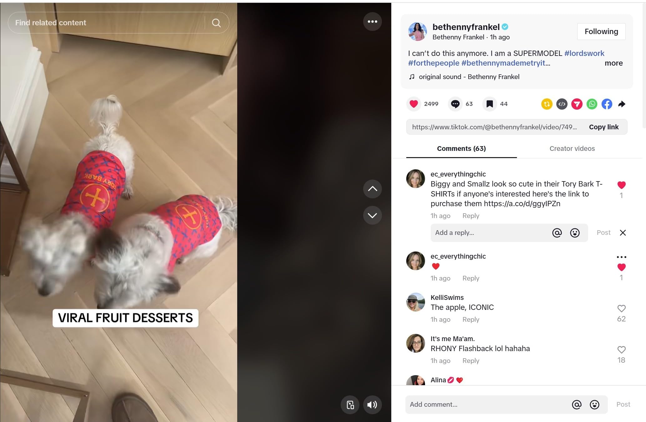 Dog T-Shirt Tee Clothes Vest Lightweight Stretchy Soft Cool Breathable Puppy (Pink, Medium)