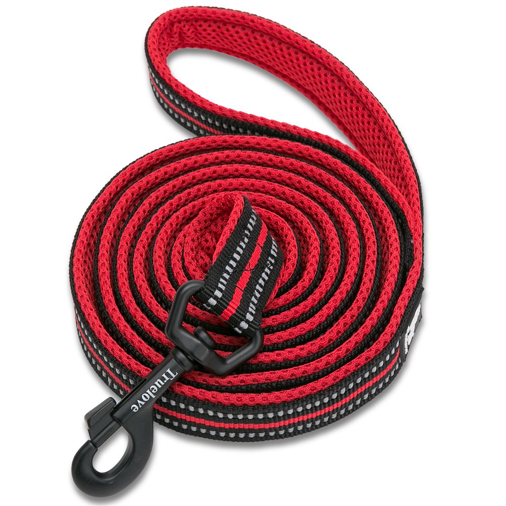 Juxzh Reflective Dog Leash .Pet Leash For Medium To Large Dogs Outdoor Adventure And Training Red