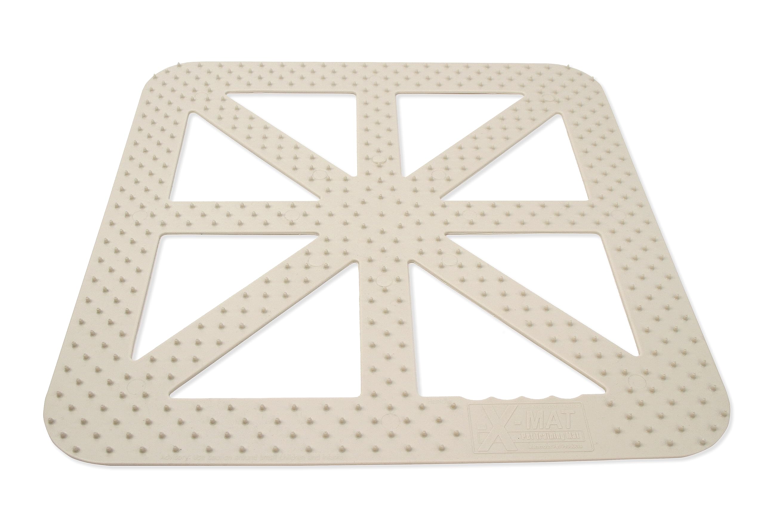 Mammoth Pet Products X-Mat Extra Pet Training Mat, Flexible, 18-Inch, Beige (60004F)
