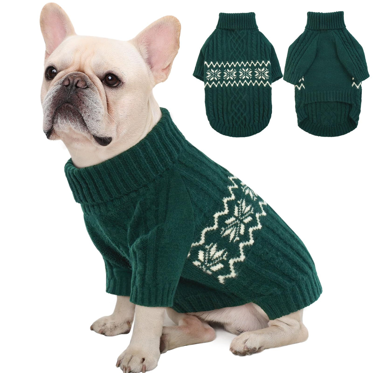 Kuoser Dog Sweater, Dog Sweaters For Medium Dogs, Doggie Sweater Boy G –  Petocart