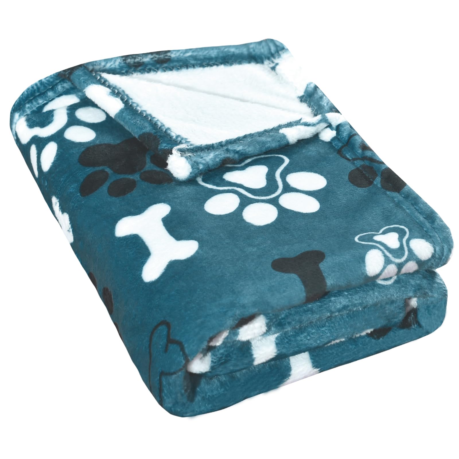 Ahoocustom Dog Blanket,Super Soft Fluffy Premium Fleece Pet Puppy Blanket For Large Medium Dog Cat Mat Cover For Bed Couch,Rever